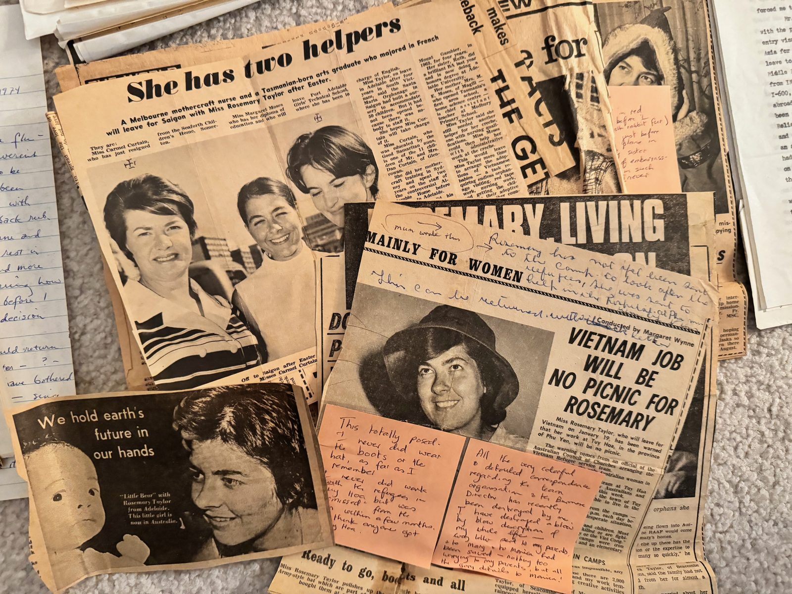 Original Perma-Pak storage boxes holding the Friends For All Children records
