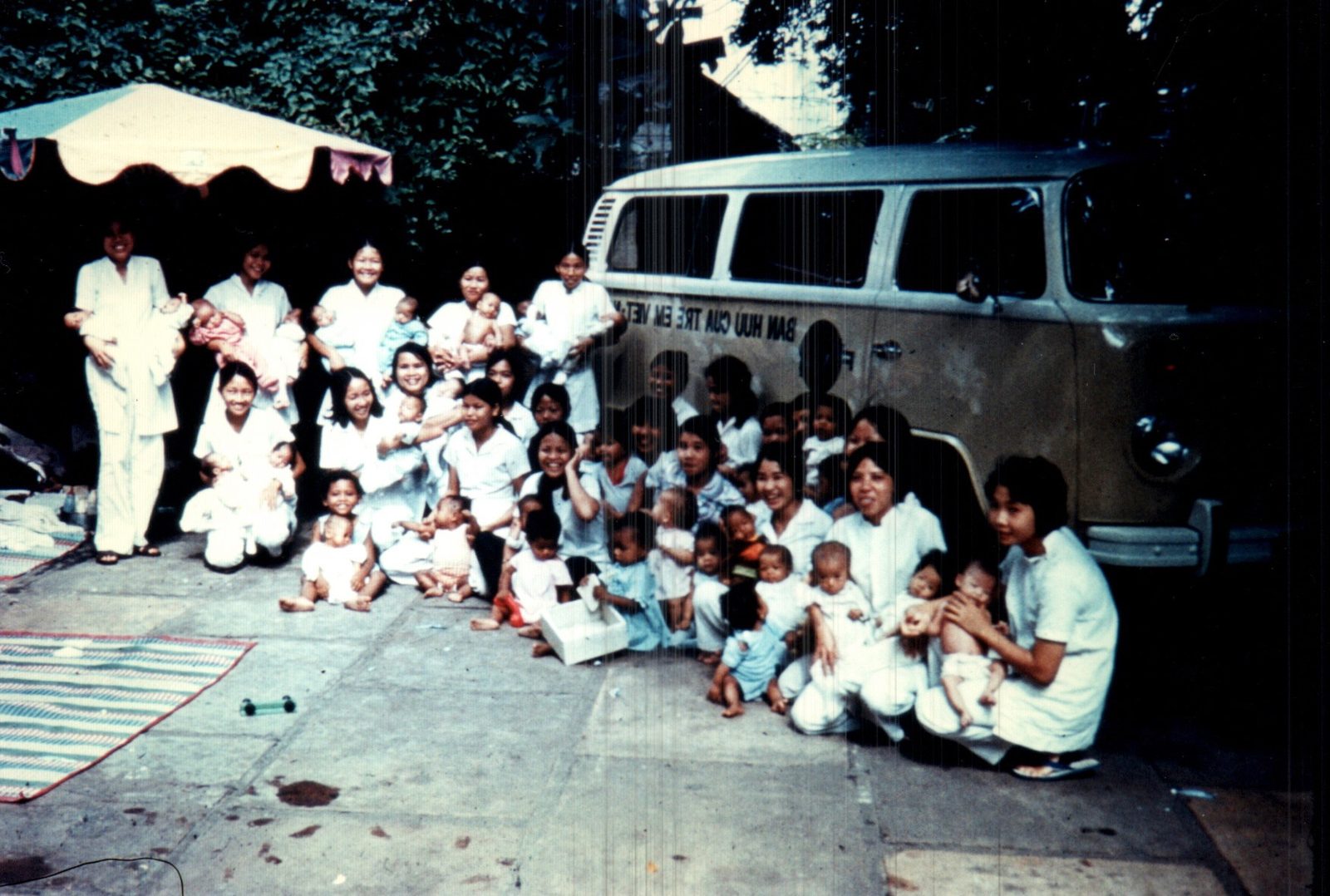 Period newspaper clippings about Rosemary Taylor and the Vietnam orphanage work